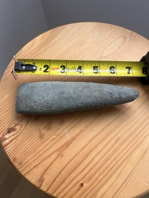 7 Inch Celt Midwest Native American artifact Axe Head