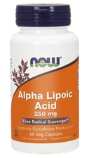 Now Foods Alpha Lipoic Acid 250 Mg - Free radical scavenger* - 60 Vegetarian Cap
