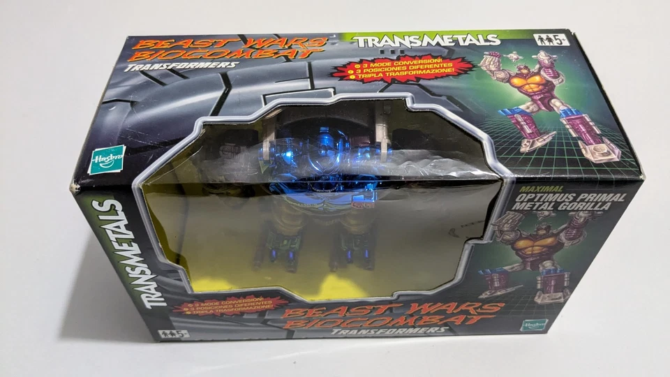 1998 Transformers Beast Wars Transmetals Optimus Primal Hasbro new boxed figure - Image 2 of 4