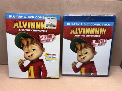 Alvinnn And the Chipmunks ALVIN'S WILD ADVENTURES (Blu-ray Disc & DVD) simon NEW