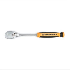 Gearwrench 38 Full Polish 90 Tooth Teardrop Ratchet Soft Grip 81208t