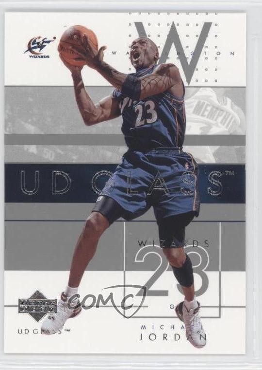 2002-03 UD Glass Michael Jordan #90 HOF 0b9