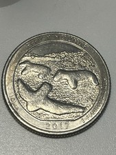 2017 America the Beautiful Effigy Mounds Iowa Copper-Nickel Quarter 25C