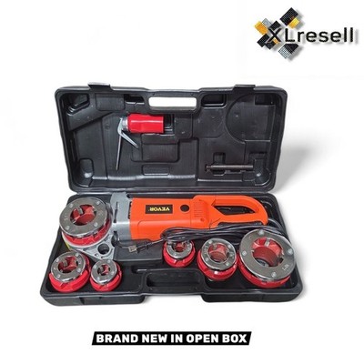 VEVOR Electric Pipe Threader Pipe Threading Machine 2300W 6 Dies 1/2-2'' Portable