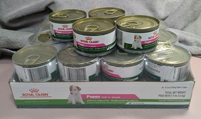 28 Royal Canin Appetite Stimulation Puppy Loaf Sauce Canned Dog Food 5.2oz