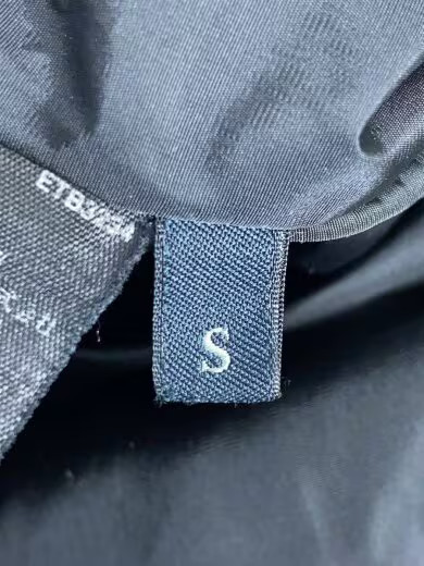 PRADA Hoodie/ Size Small/ Nylon/ Black/ Solid Color/ 24V3770 thumbnail 4