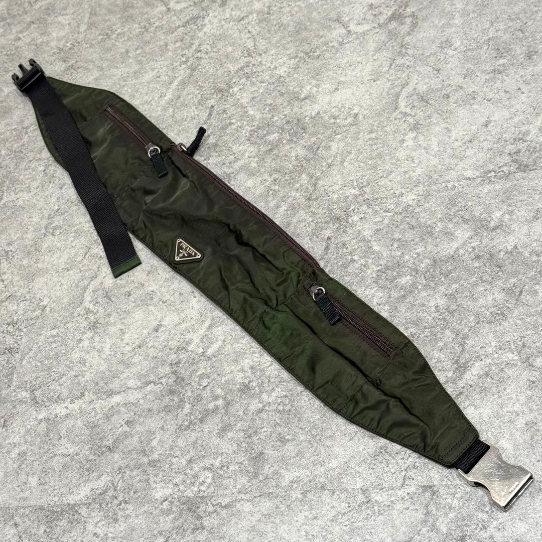 PRADA Backpack Drawstring Mini Rucksack Waist Pou… - image 11