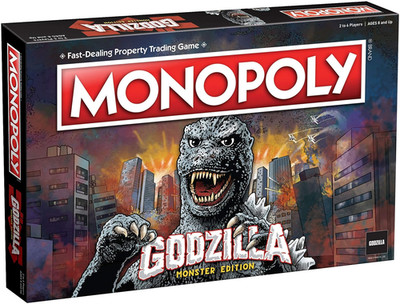 Monopoly: Godzilla | Based on Classic Monster Movie Franchise Godzilla | Collect
