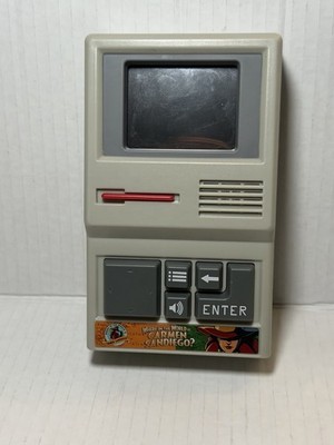 Basic Fun Where In The World Is Carmen Sandiego Handheld Electronic Game TESTED