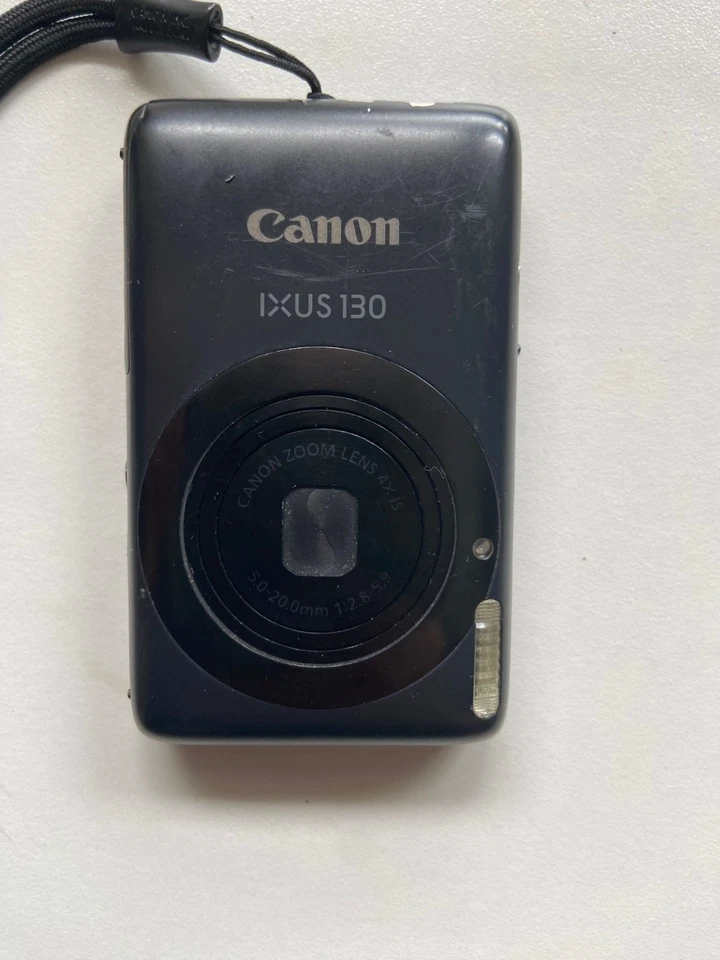Canon IXUS 130 Digitalkamera - schwarz Funktioniert - Bild 4 von 4