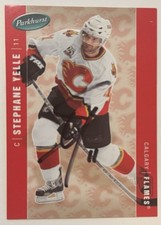 2005/06 UPPER DECK PARKHURST STEPHANE YELLE SIGNED NHL CALGARY FLAMES CARD #77