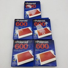Vtg Polaroid 600 Lot 5 Instant Film RED FRAME Edition - 10 Photos - SEALED Exp.