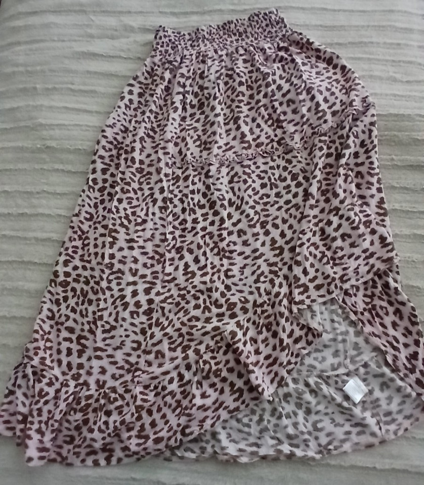  Miracle Ladies Gypsy Style Pink Skirt Size 8, Preowned