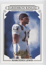 2007 Donruss Threads College Gridiron Kings Marcedes Lewis #CGK-33 0o0