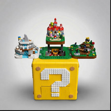 NEW Custom Super Mario 64 Question Mark Block 100% MOC Set 71395 NO BOX
