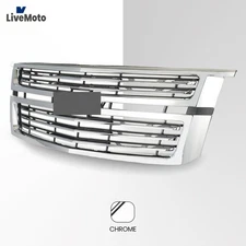 For 2015-2020 Chevrolet Tahoe/Suburban Front Bumper Grille Cover Chrome Grill