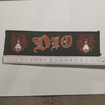 DIO Vintage Woven Patch New  Old Stock Rar 80er Aufnäher selten