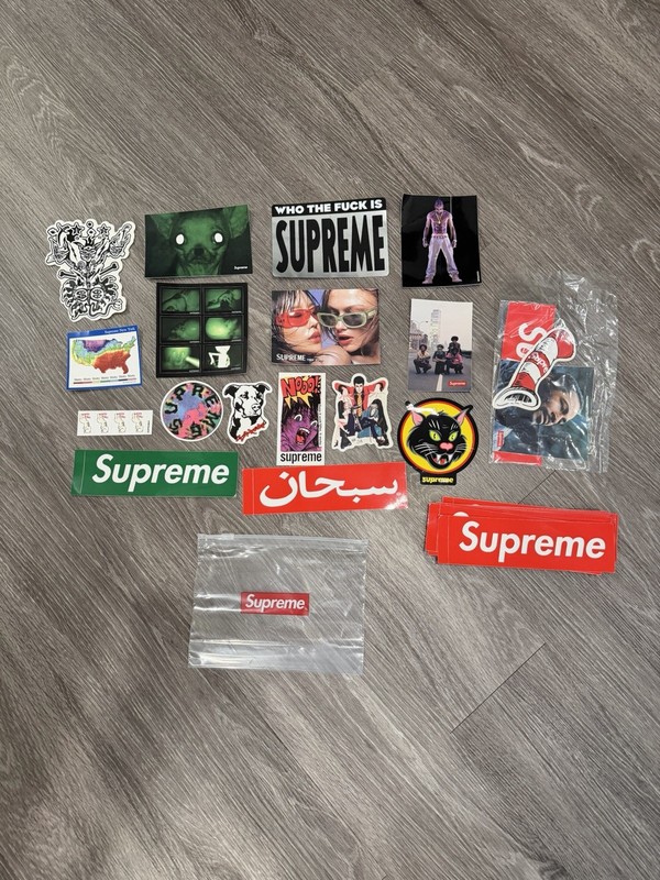 Supreme Stickers Lot Marvin Cat In The Hat Tyler The Creator Tupac Undercover