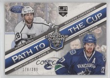 2012 Certified Path to the Cup Quarterfinals Daniel Sedin Jarret Stoll HOF 2d8