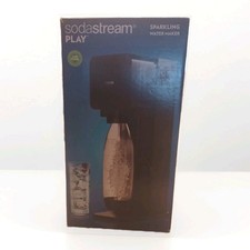 SodaStream Play Sparkling Water Maker Black Manual Carbonator- (NEW)