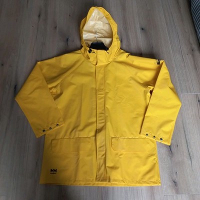 Helly Hansen Workwear, Mandal wasserdichte Jacke, Regen, Herren gelb Größe L