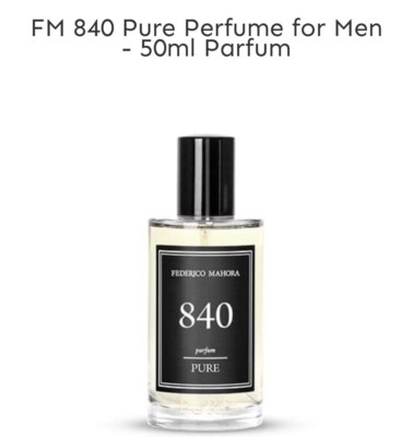 FM 840 Pure Federico Mahora Perfum Men 50ml EDP -SALE- UK