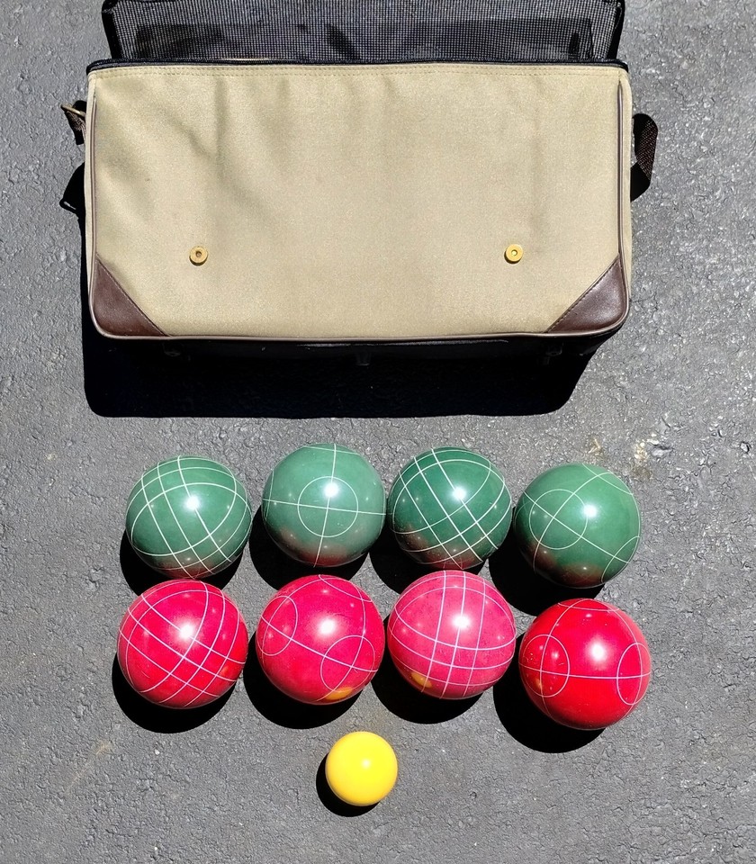Eddie Bauer Competition Bocce Ball Set Game with Original Bag