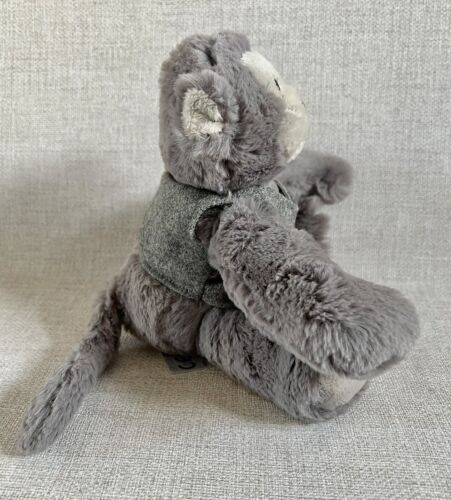 Sainsburys Grey Monkey Soft Toy Plush Waistcoat Suit 7" Page Boys - Picture 2 of 5