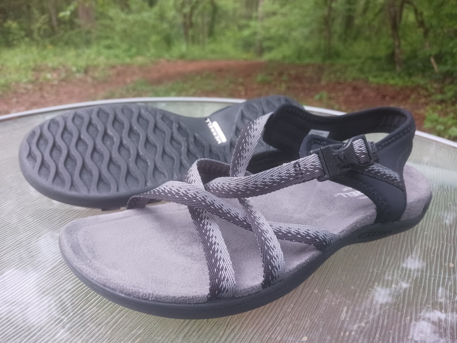 Scarpe sandali donna Merrell sport acquatici nero antracite taglia 7 38