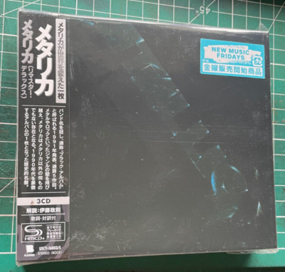 Metallica s/t schwarz Album Remaster Japan SHM 3cd + Promo Poster