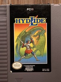 Hydlide (Nintendo NES, 1989) - Authentic Tested Working