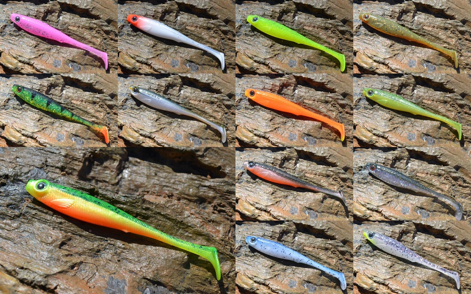Spro Iris Popeye UV Shad 8cm 10cm 12cm 14cm Gummifisch Kunstköder