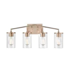 Millennium Lighting Beverlly 27.9 in. 4-Light Modern Gold Vanity Light