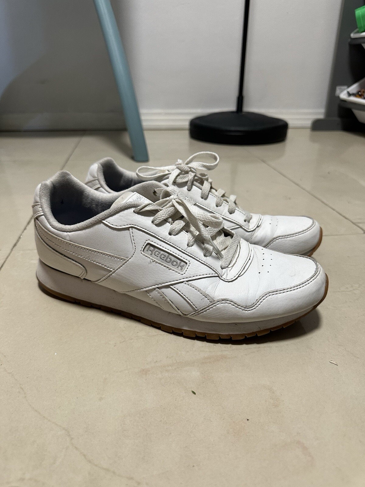 Reebok Classic White Sneakers Size 10