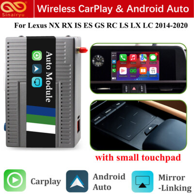 Wireless CarPlay Android Auto Kit For Lexus NX RX IS ES GS RC LS LX LC 2014-2020