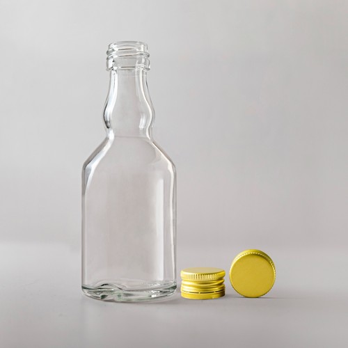 Wedding Glass Small Bottles with Screw Cap with Handle 40 ml and 50 ml - Picture 7 of 36
