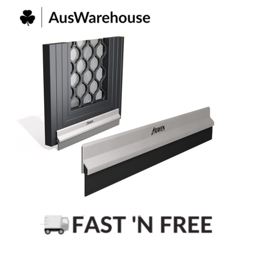 Raven 920mm RP5 Rubber Insulation Door Weather Seal Strip Sweep Style ...