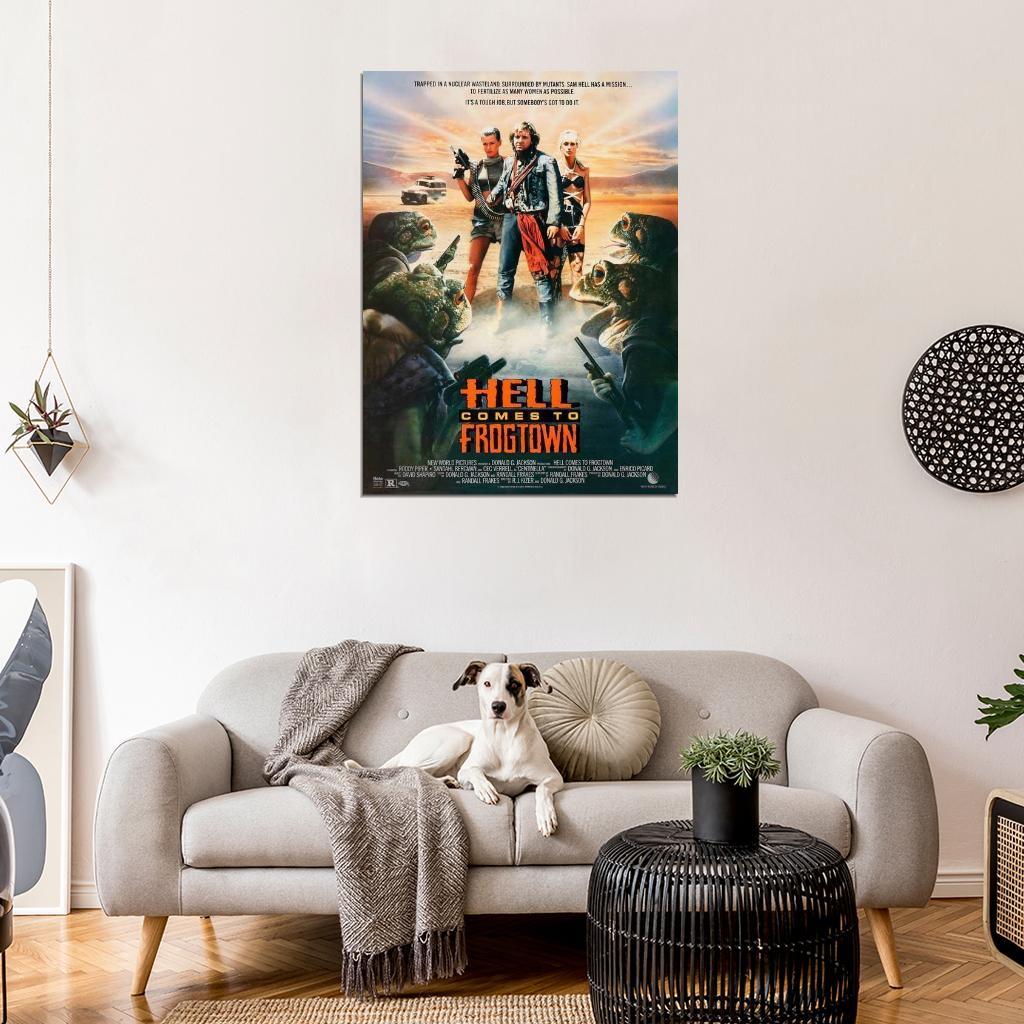 68999 Hell Comes Frogtown Roddy Piper Julius LeFlore Wall Decor Print Poster