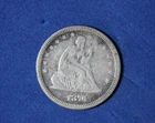 1876 Seated Liberty Quarter #P29152