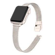 Matel Band for Apple Watch Ultra3 49mm Slim Loop Strap Iwatch 11 10 9 8 7 6 46MM