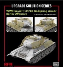 1/35 Rye Field Upgrade Solution Series WWII Soviet T-34/85 Bedspring Armor #2043