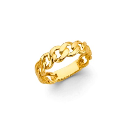 14 Karat Gelbgold Gliederring