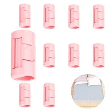 10 Pack Bed Sheet Grippers,Bed Sheet Clips with Two-Speed Adjustment,Sheet 