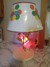 Vtg 1977 Nursery Originals Inc. Lightup Clown Nursery Lamp,Rare HTF 