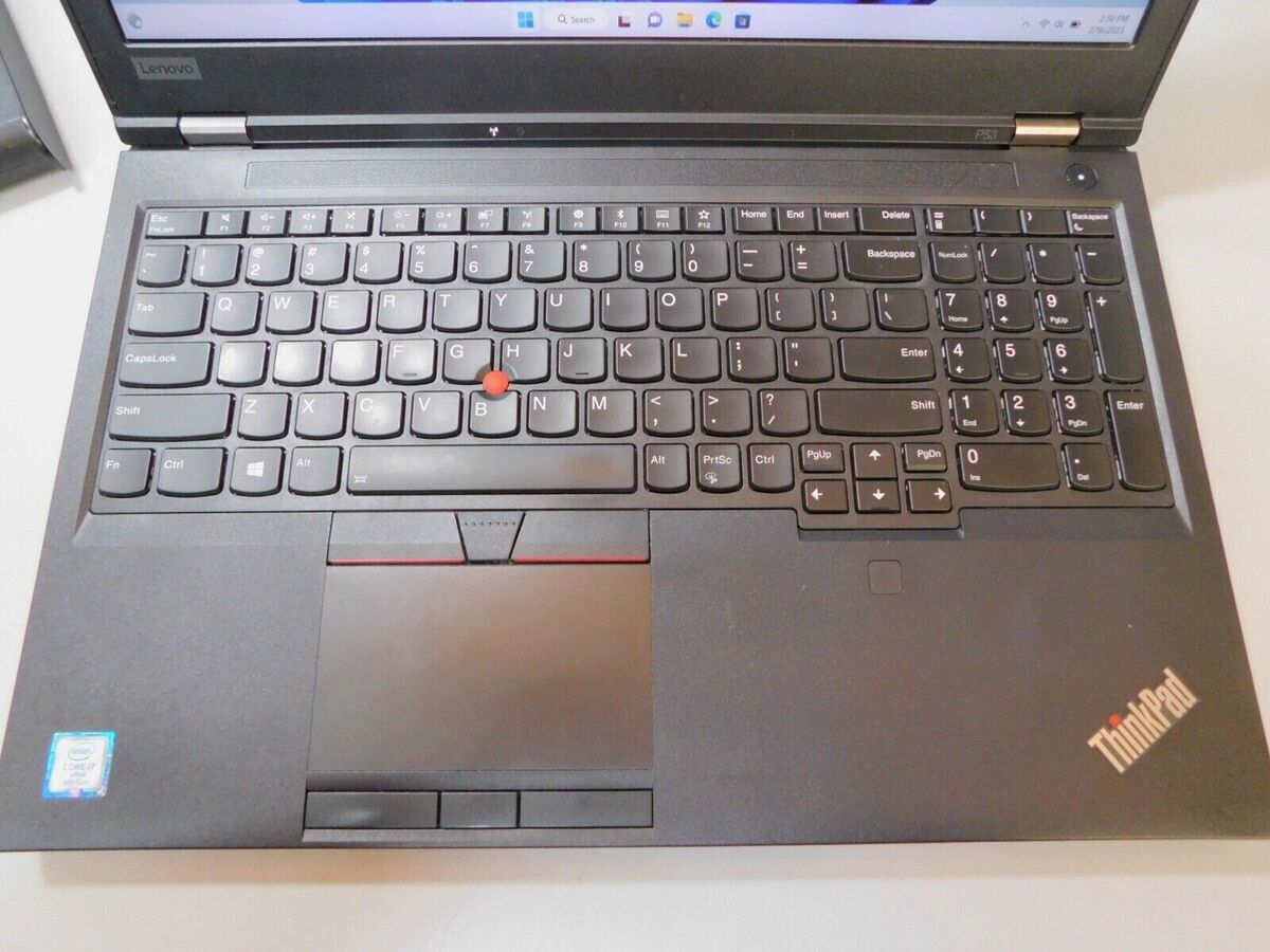 ThinkPad P53 i7-9750H 32GB 1TB NVMe SSD nVidia T1000 Win 11 ThinkPad P53 i7-9750H 32GB 1TB NVMe SSD nVidia T1000 Win 11