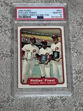 PSA 10 GEM MINT BASEBALL CARD 1982 FLEER MIKE SCHMIDT HOF PHILLIES’ FINEST