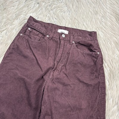 BDG Women's 29 Brown High Wide Corduroy Pants Wide Leg High Rise