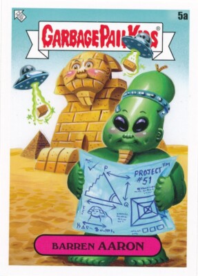 5a BARREN AARON 2023 GPK Garbage Pail Intergoolactic Mayhem TIME WARP