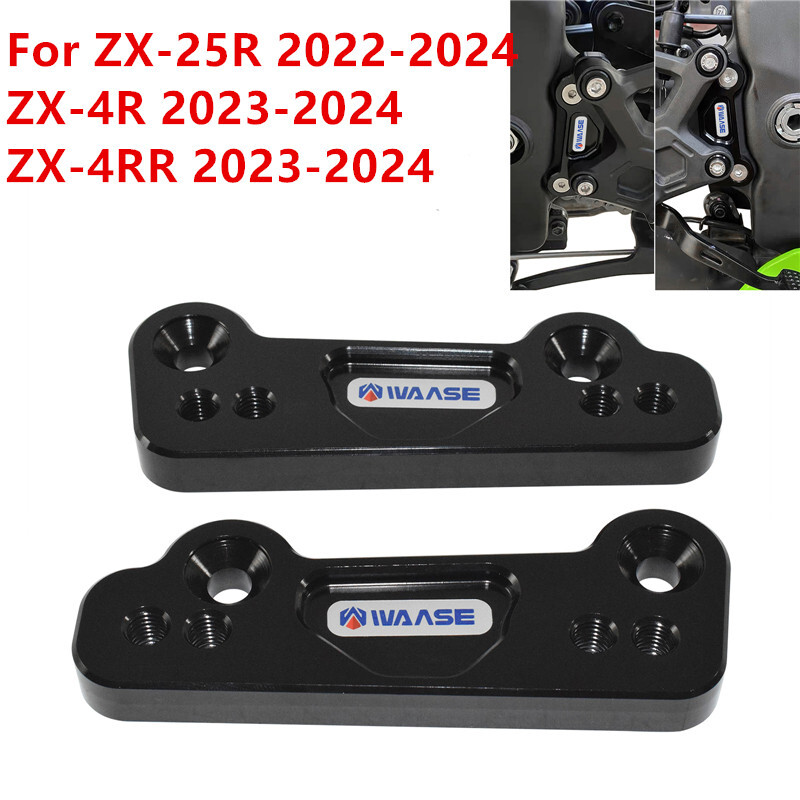 VSパーツ Motorbike ZX25R ZX4R ZX4RR Rearsets Rear Set Replacement Base Mounting