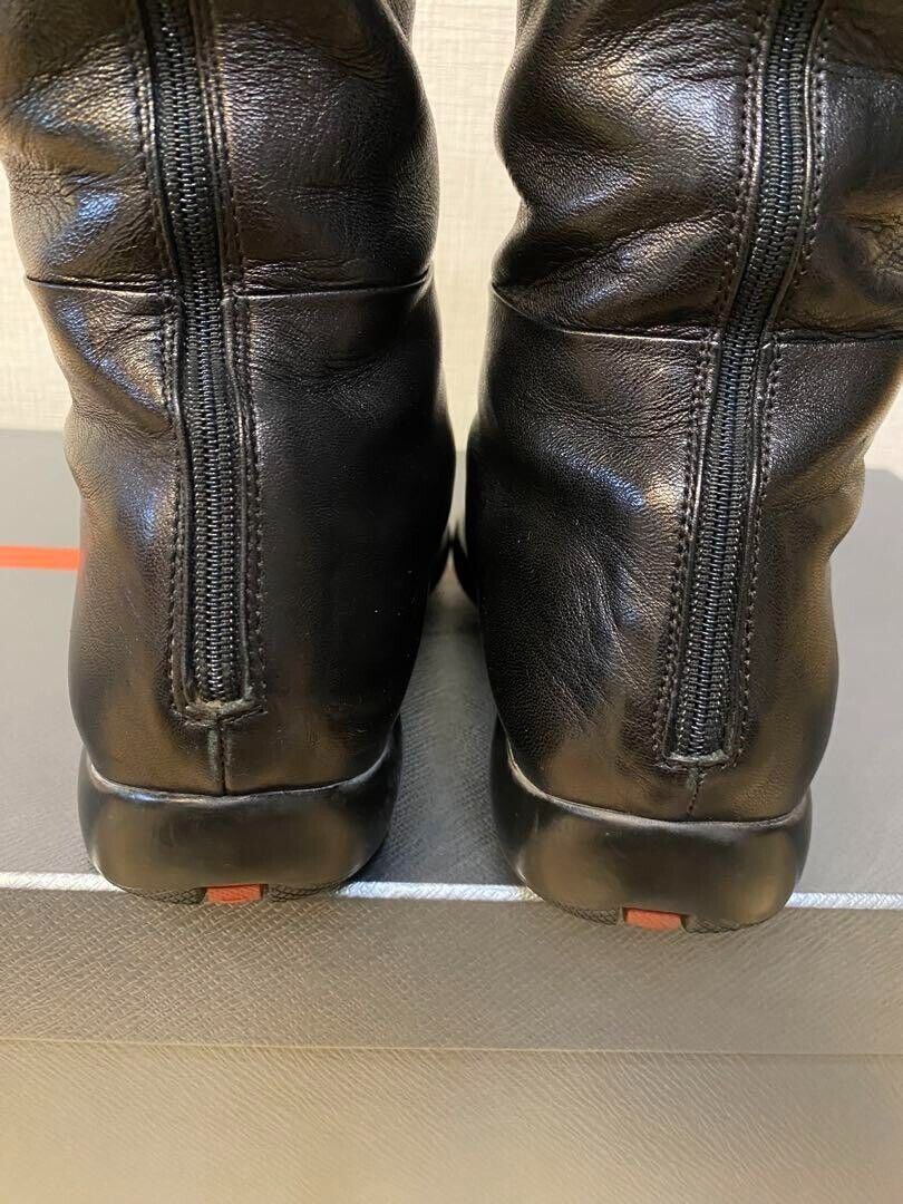 PRADA SPORT Long Boots Size:38 25cm Black | eBay PRADA SPORT Long Boots Size:38 25cm Black | eBay
